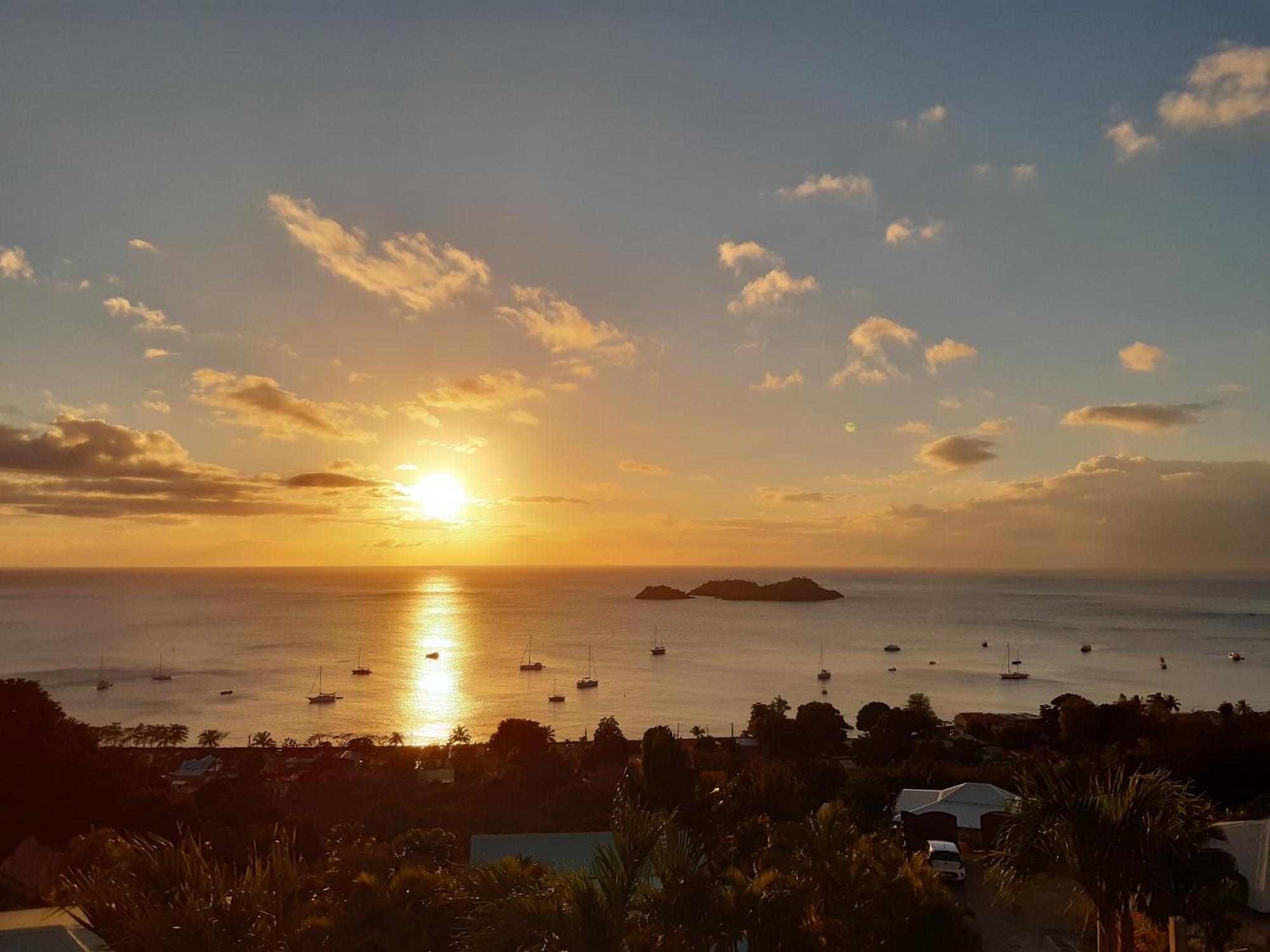 Logements Vue Mer Acces Piscine En Guadeloupe Bouillante Esterno foto