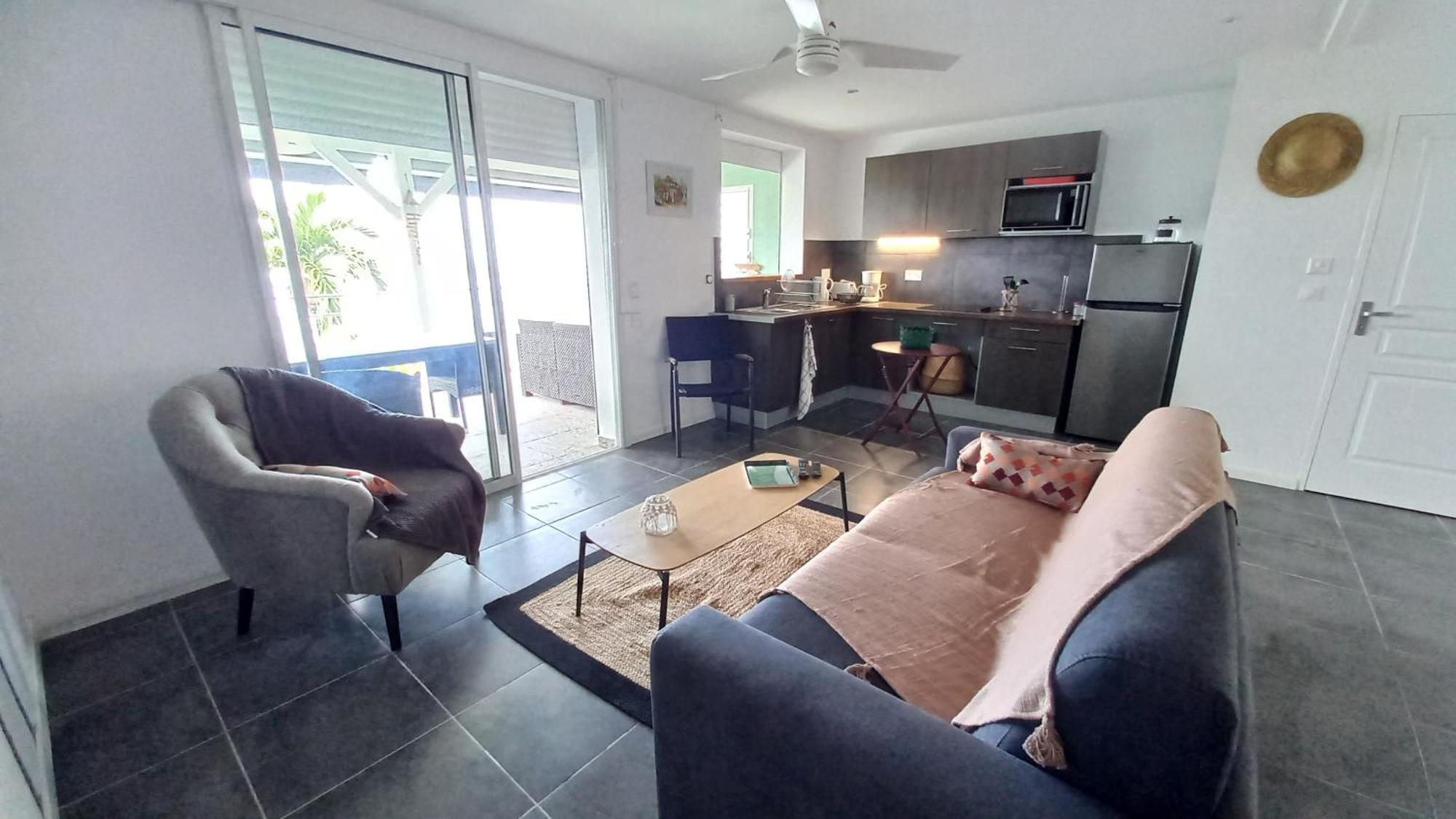 Logements Vue Mer Acces Piscine En Guadeloupe Bouillante Esterno foto