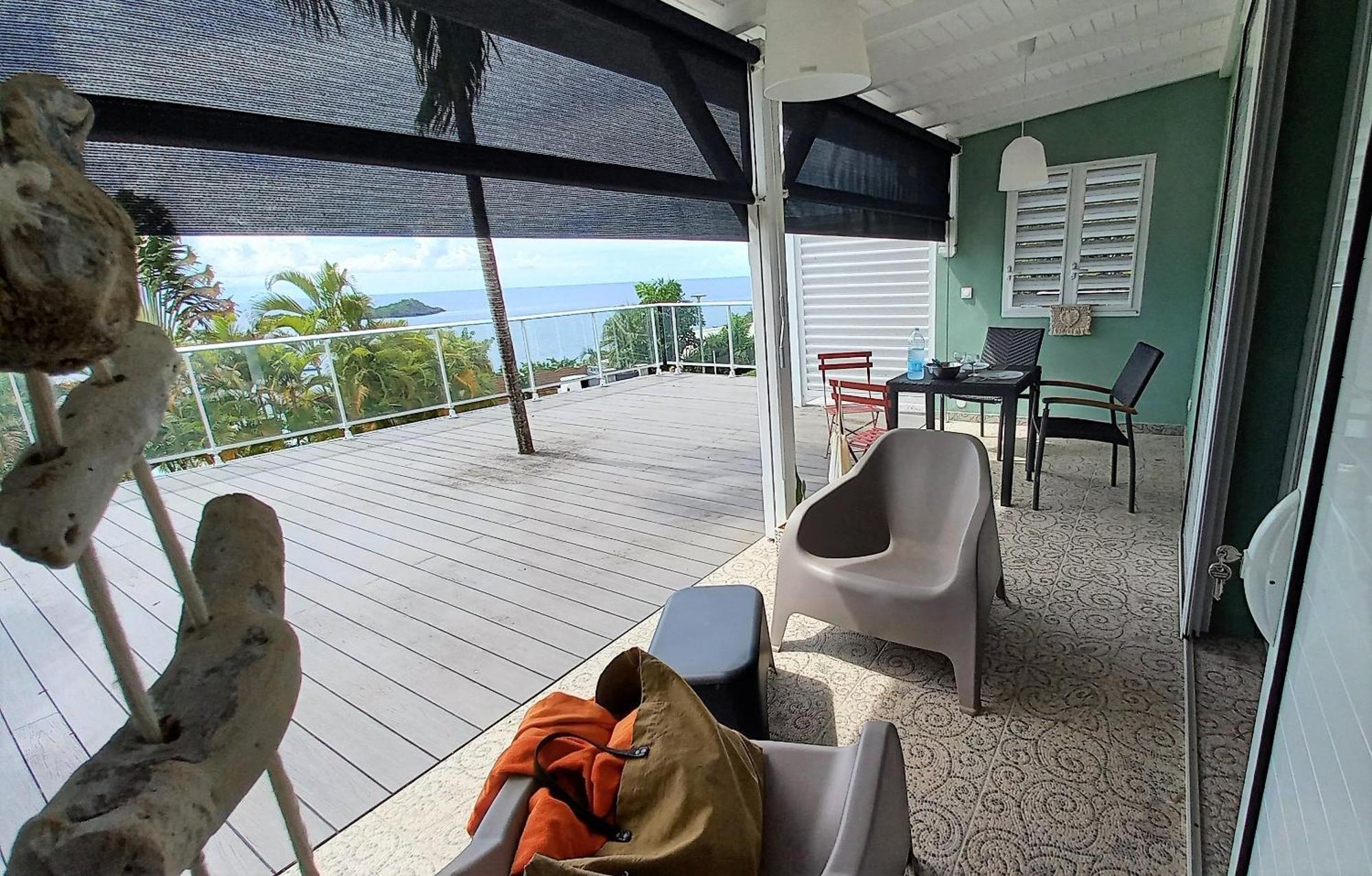 Logements Vue Mer Acces Piscine En Guadeloupe Bouillante Esterno foto