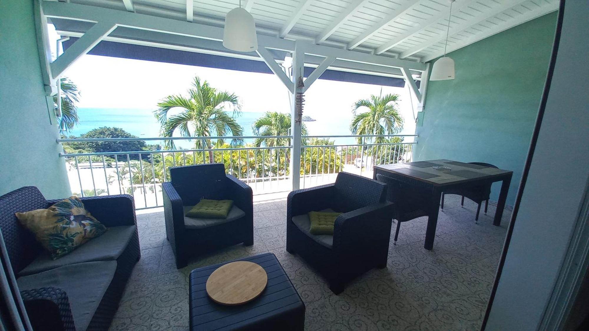 Logements Vue Mer Acces Piscine En Guadeloupe Bouillante Esterno foto